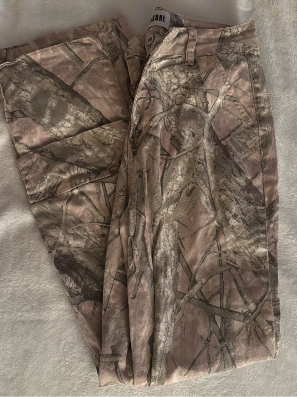 Camo Print Utility Pants Jeans